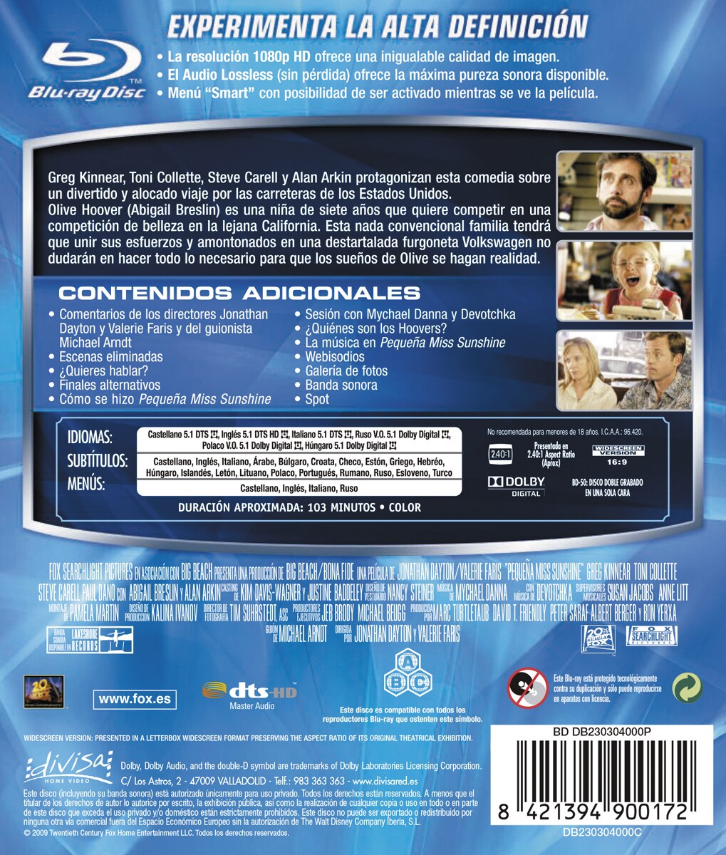 Pequeña Miss Sunshine (Blu-Ray) 2