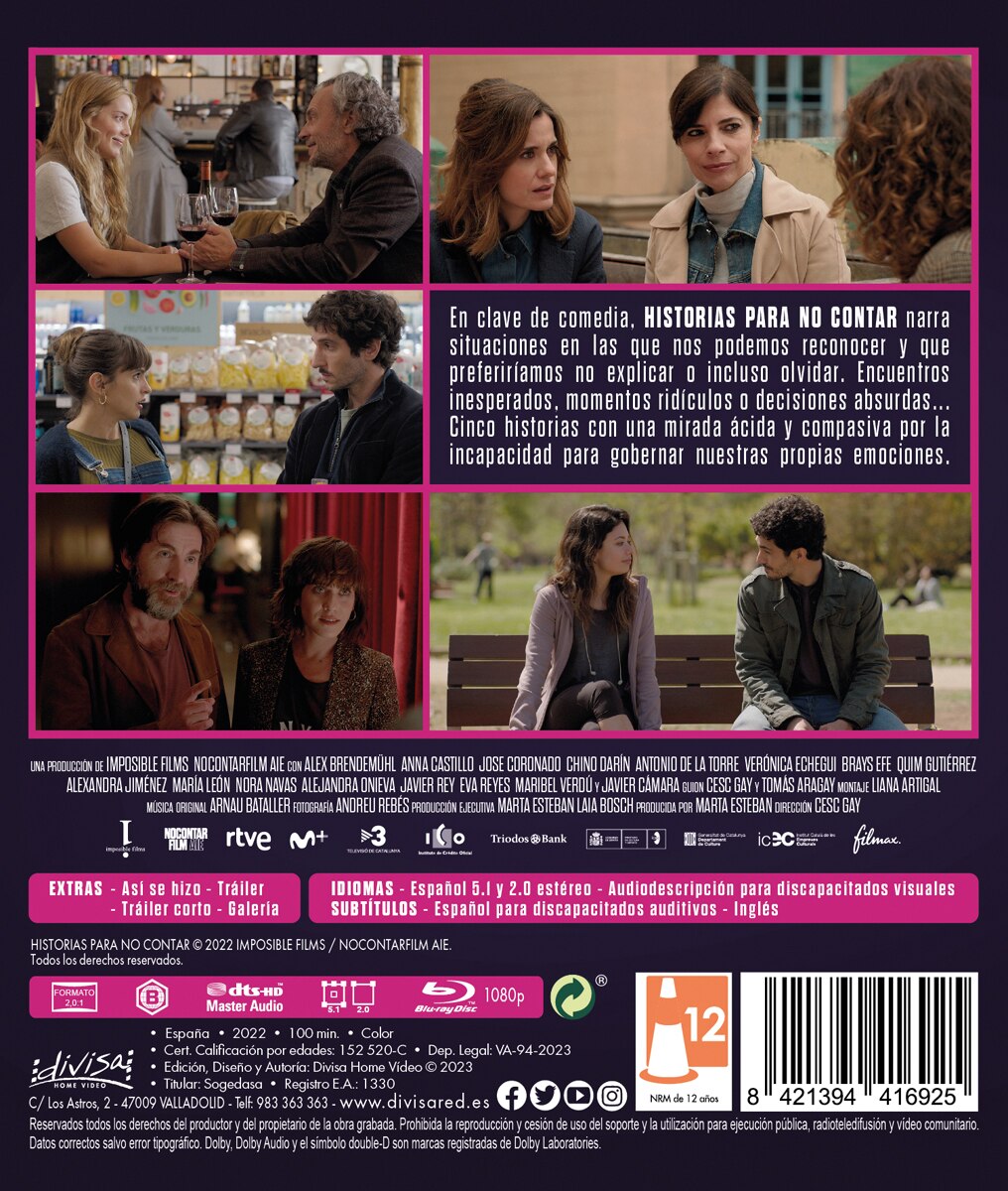 Historias para no contar (Blu-Ray) 2