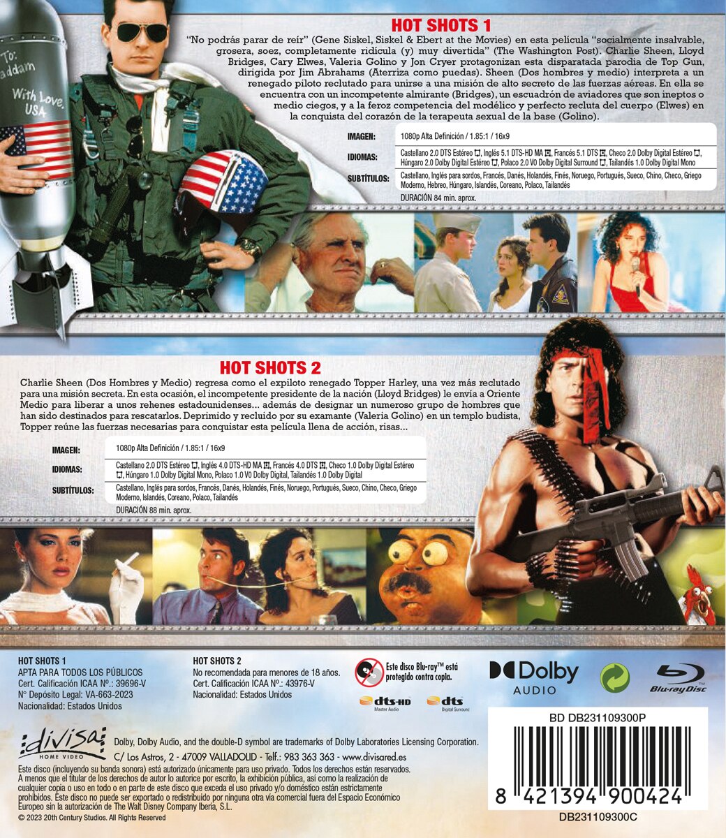 Hot shots 1+2 (Blu-Ray) 2