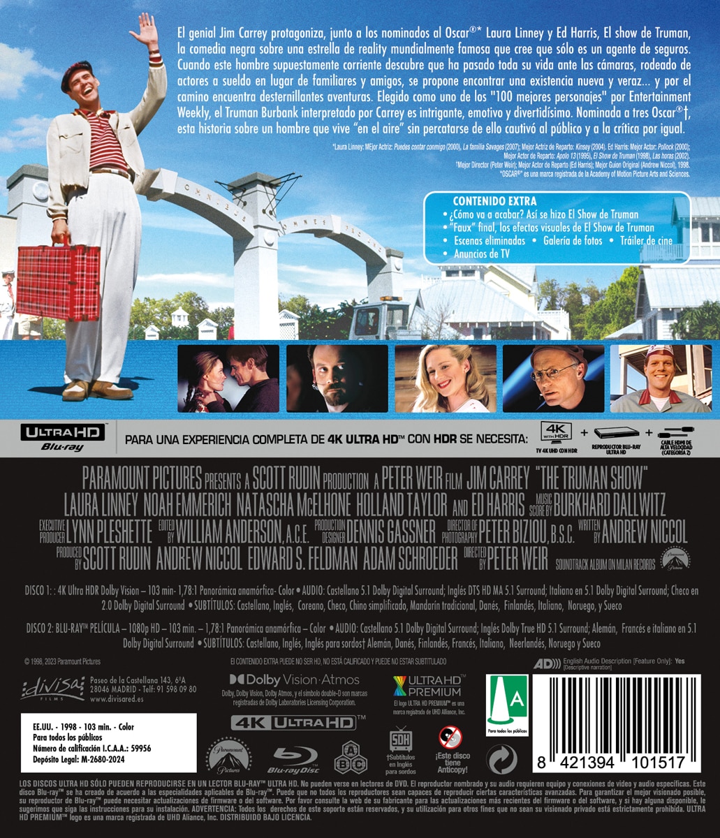 El show de Truman (4K Ultra HD + Blu-Ray) 2
