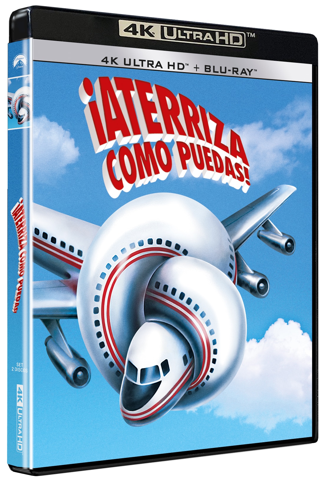 Aterriza como puedas (Edición Especial Funda) (4K Ultra HD + Blu-Ray) 2