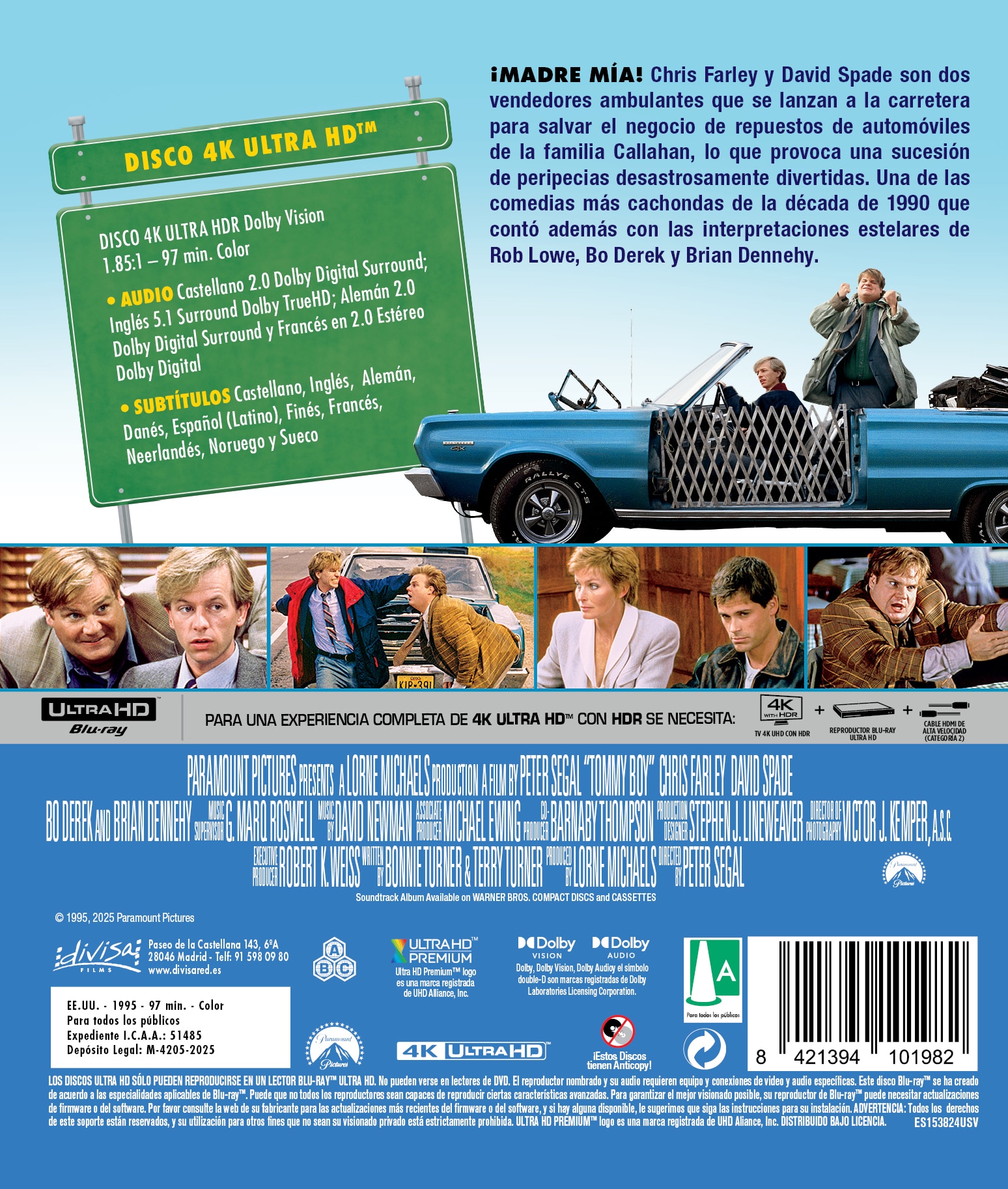 Imagen 2 de Tommy boy (4K Ultra HD)