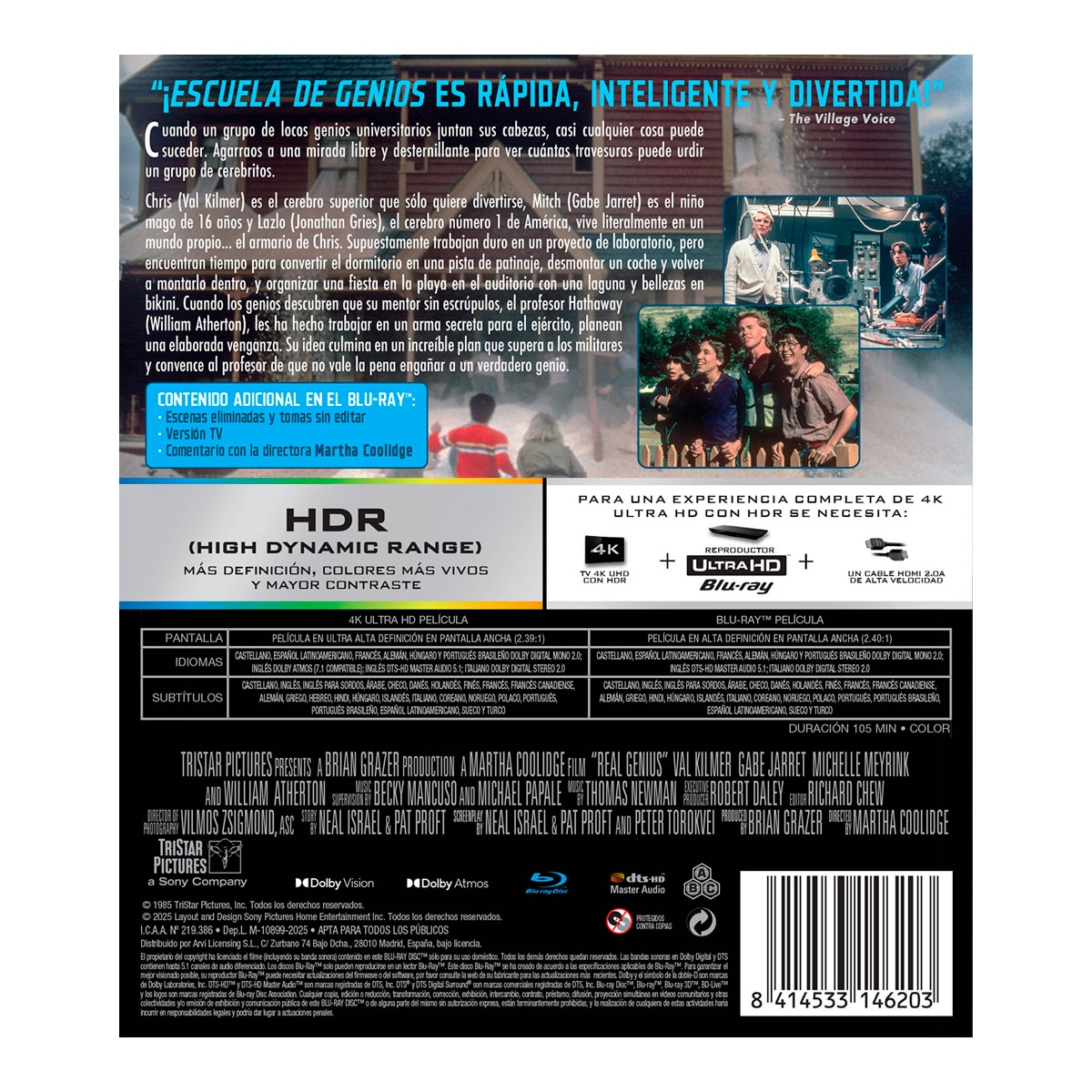Escuela de genios (4K Ultra HD + Blu-Ray) 2