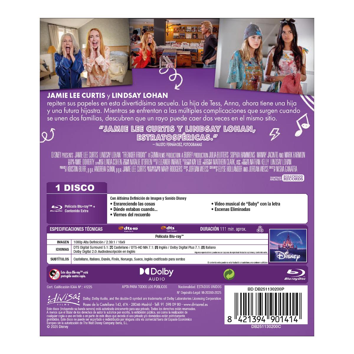 Ponte en mi lugar de nuevo (Blu-Ray) 2