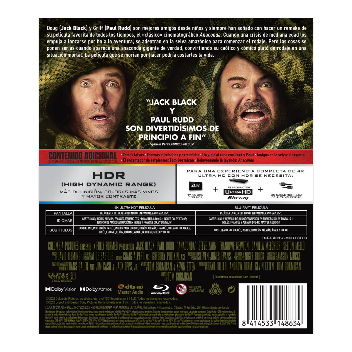 Anaconda (2025) (4K Ultra HD + Blu-Ray) 2