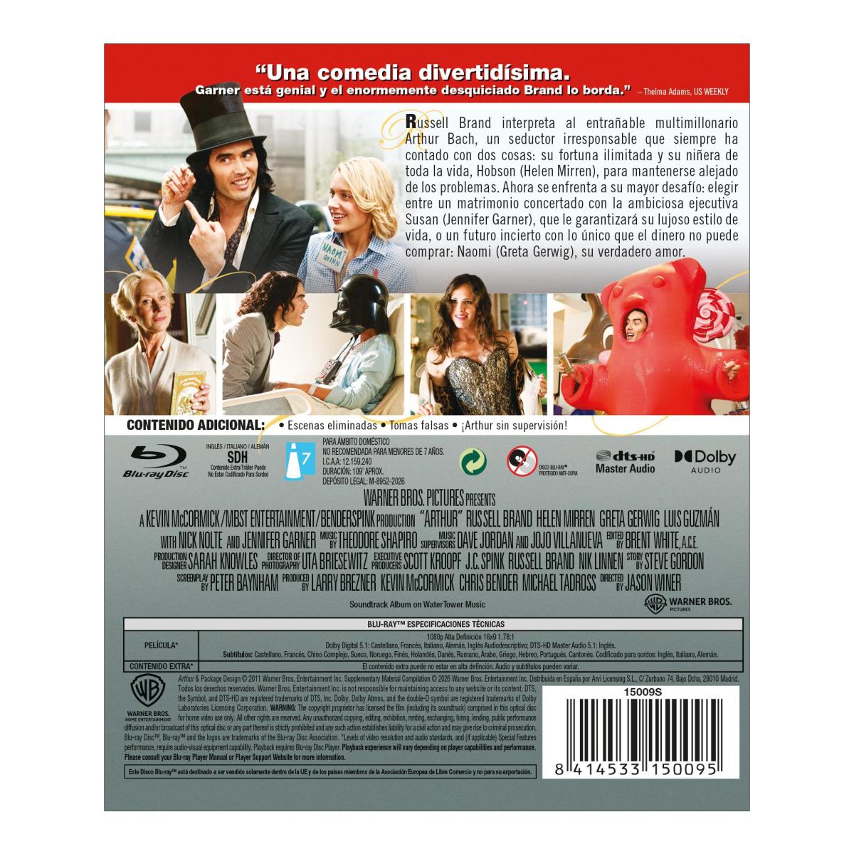 Arthur. El soltero de oro (Blu-Ray) 2