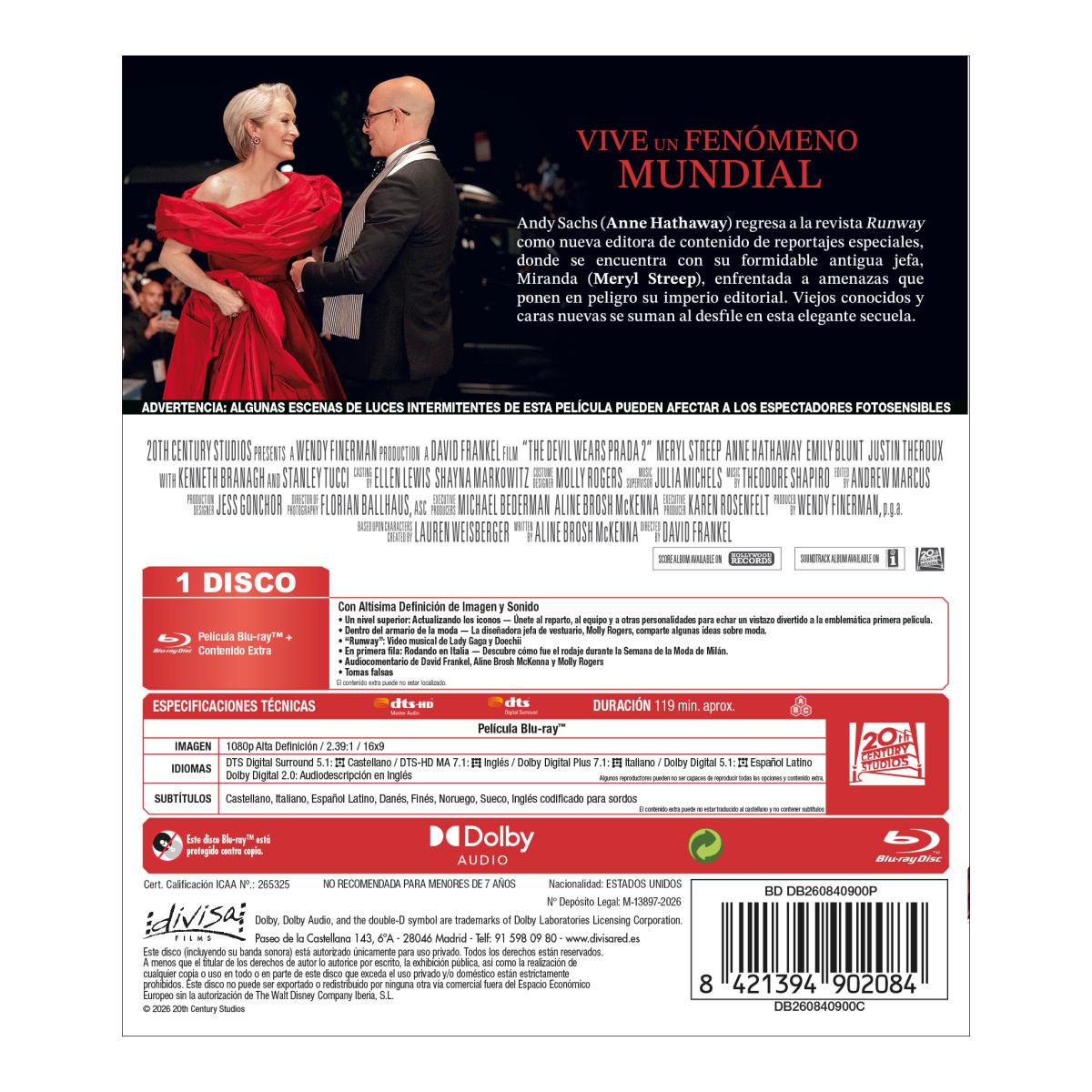 Imagen 2 de El diablo viste de Prada 2 (Blu-Ray)