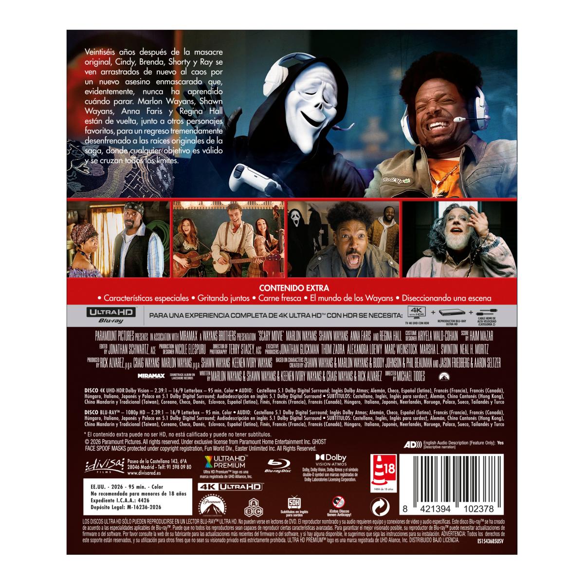 Scary Movie 6 (4K Ultra HD + Blu-Ray) 2
