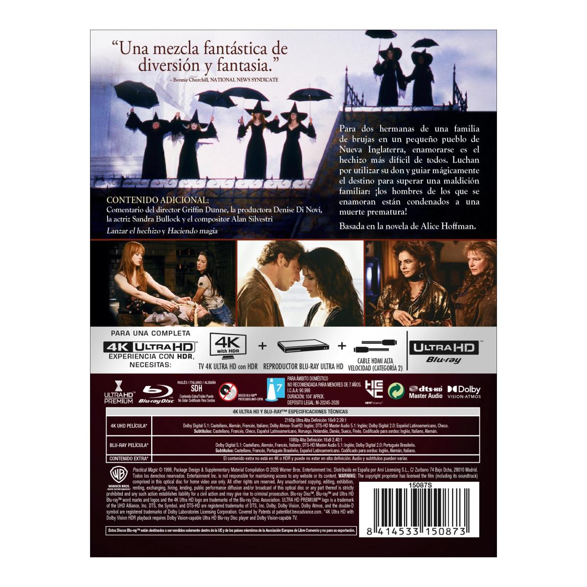 Prácticamente magia (Edición Metálica) (4K Ultra HD + Blu-Ray) 2