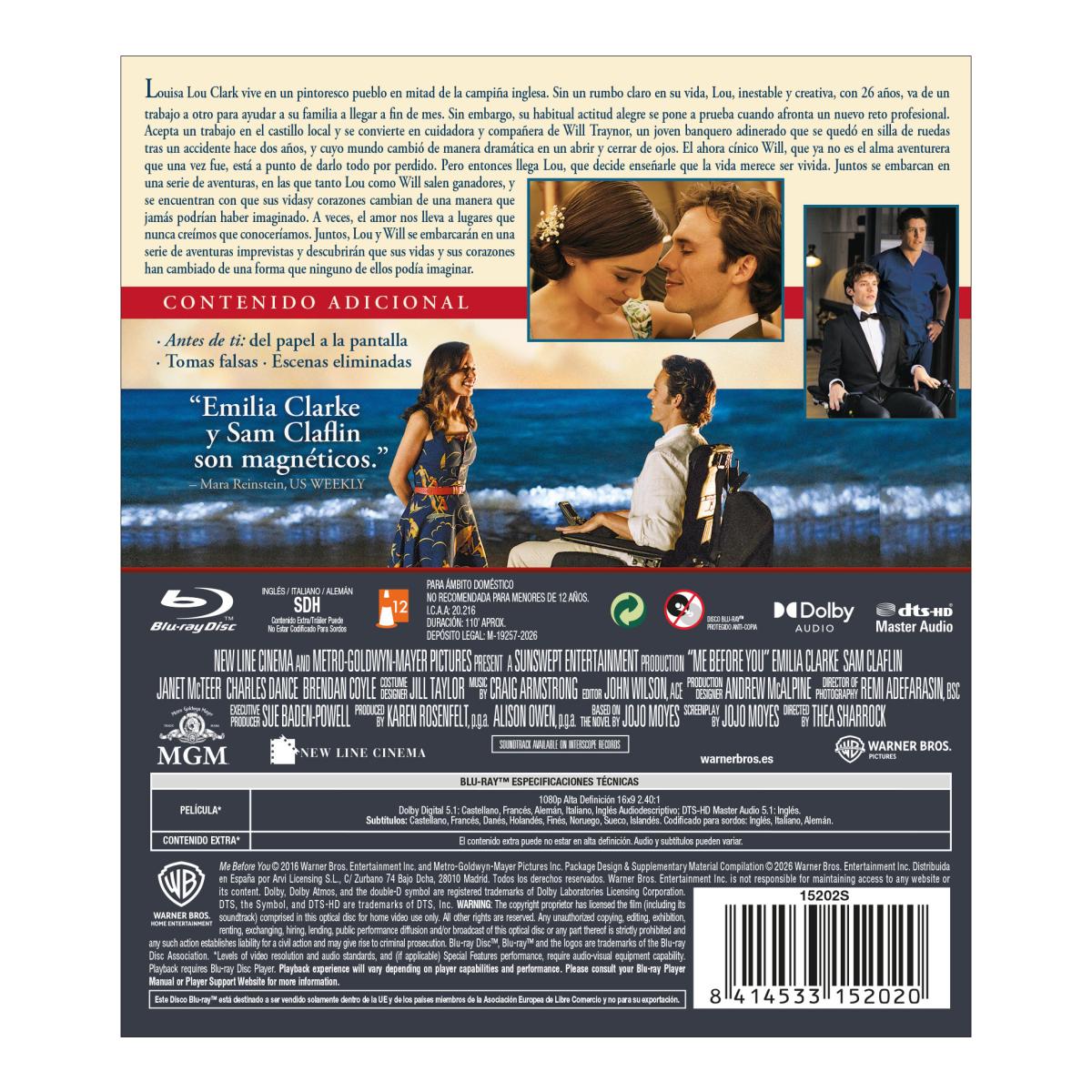 Antes de ti (Blu-Ray) 2