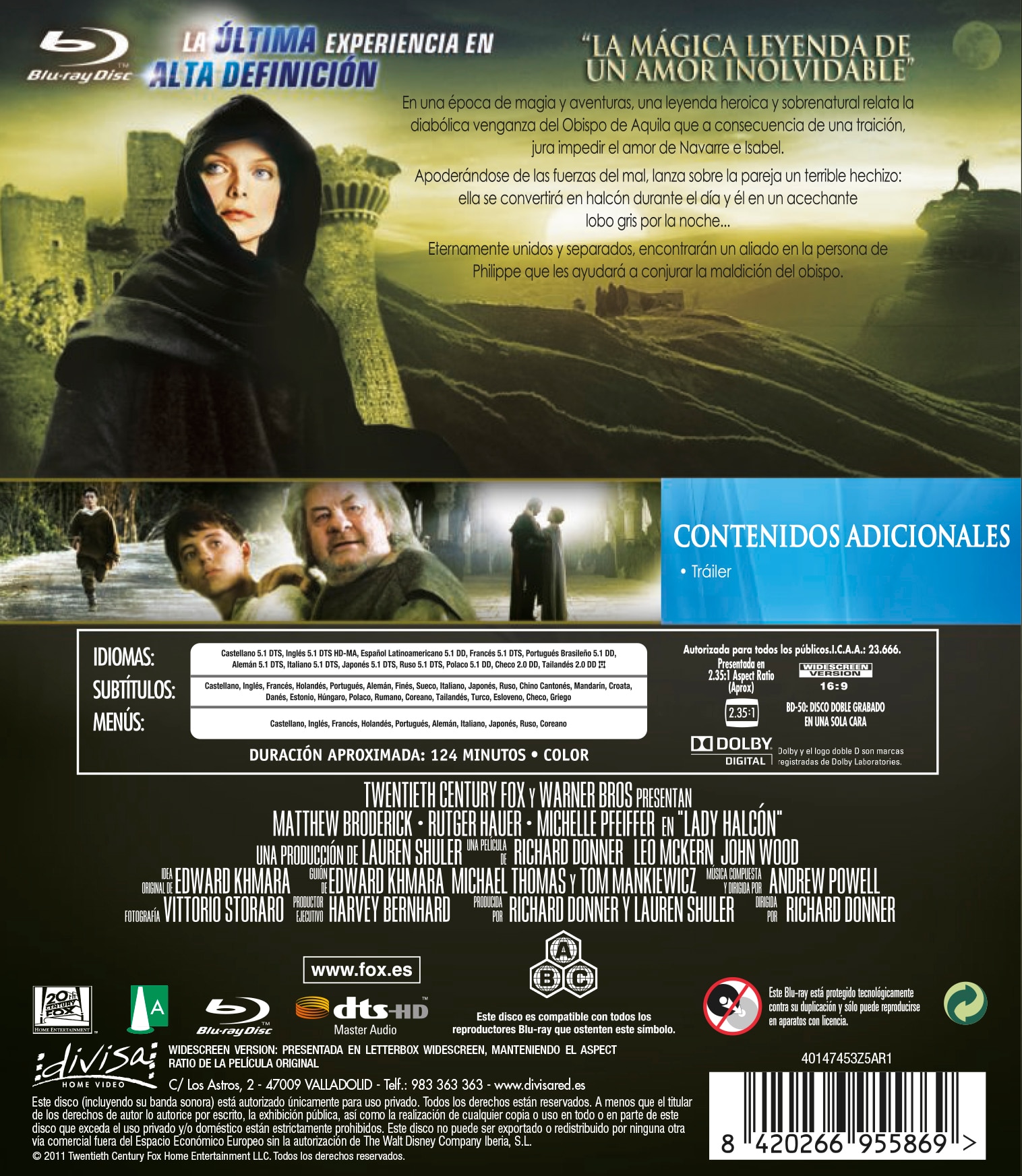 Lady Halcón (Blu-Ray) 2