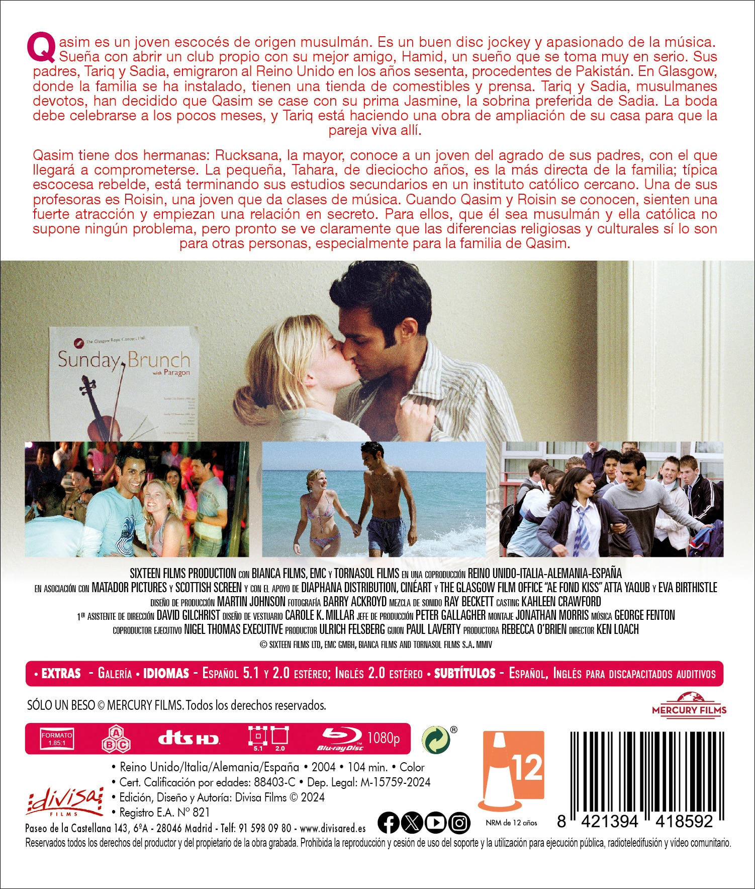 Sólo un beso (Blu-Ray) 2