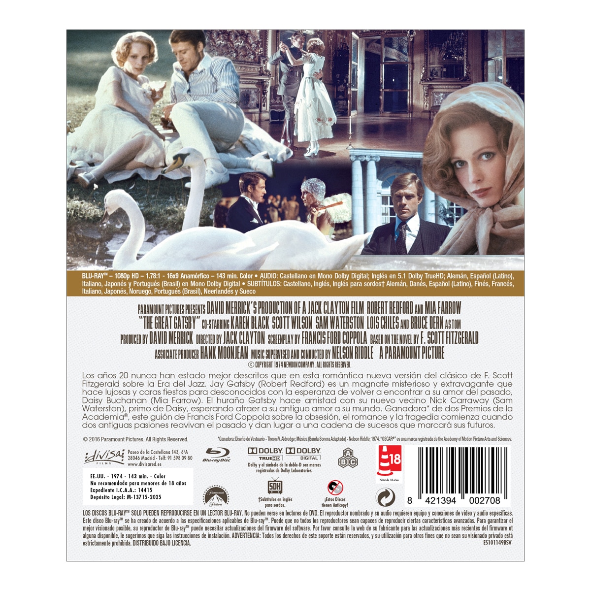 El gran gatsby (Blu-Ray) 2