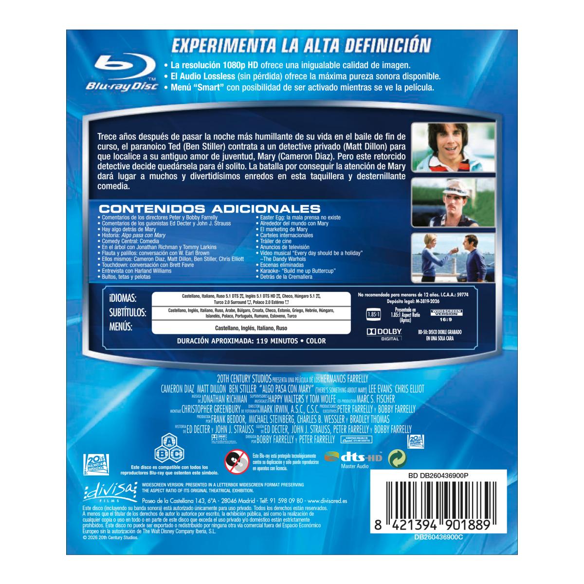 Algo pasa con Mary (Blu-Ray) 2