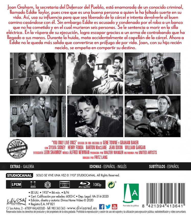 Sólo se vive una vez (Blu-Ray) 2