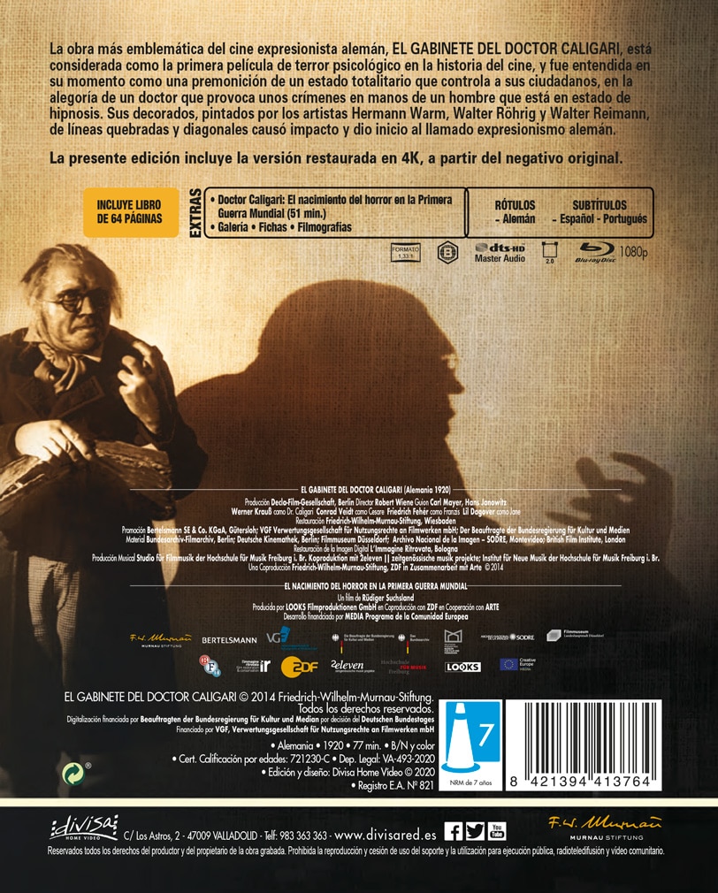 El Gabinete del Doctor Caligari (Blu-Ray) 2
