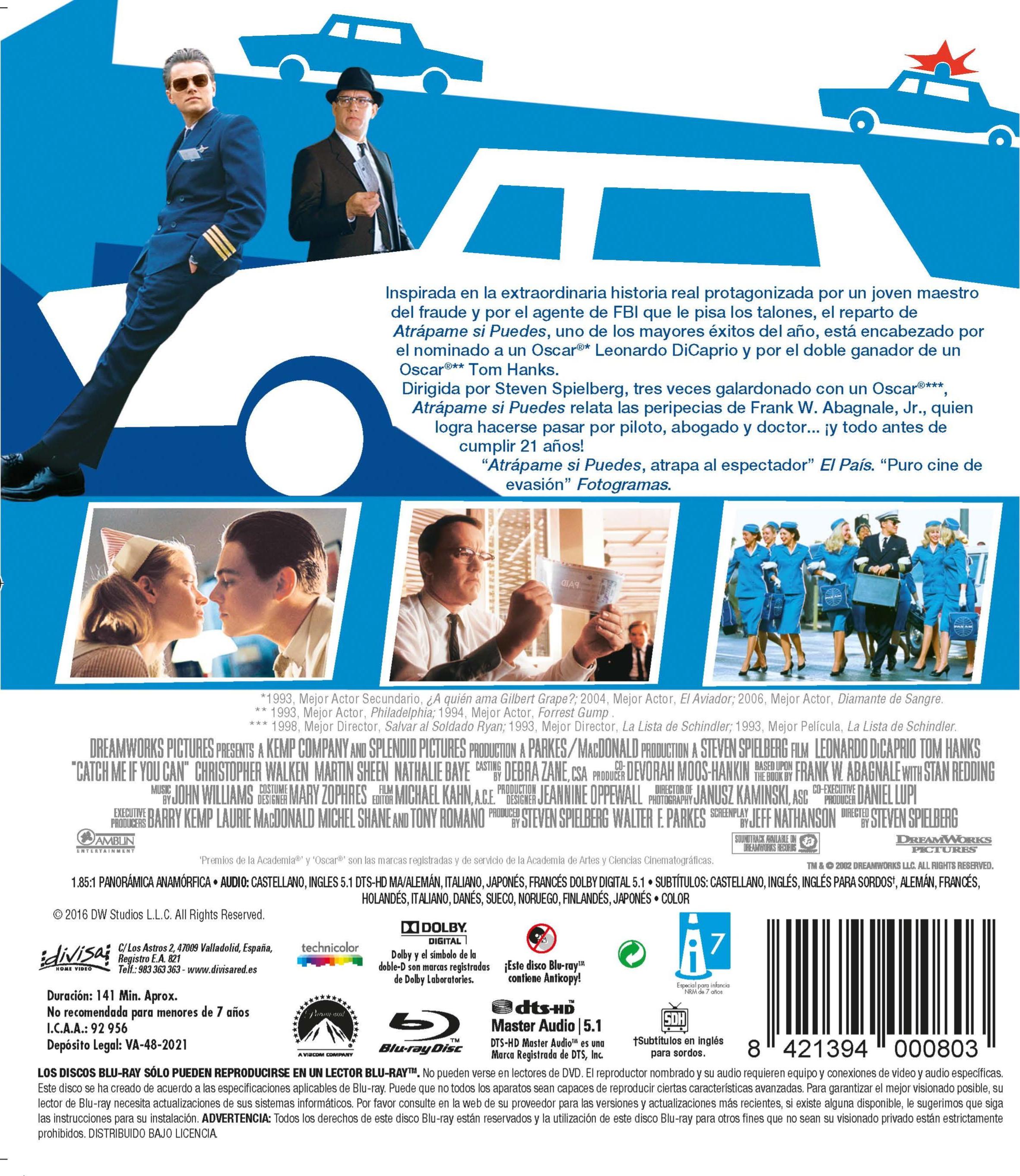 Atrápame si puedes (Blu-Ray) 2