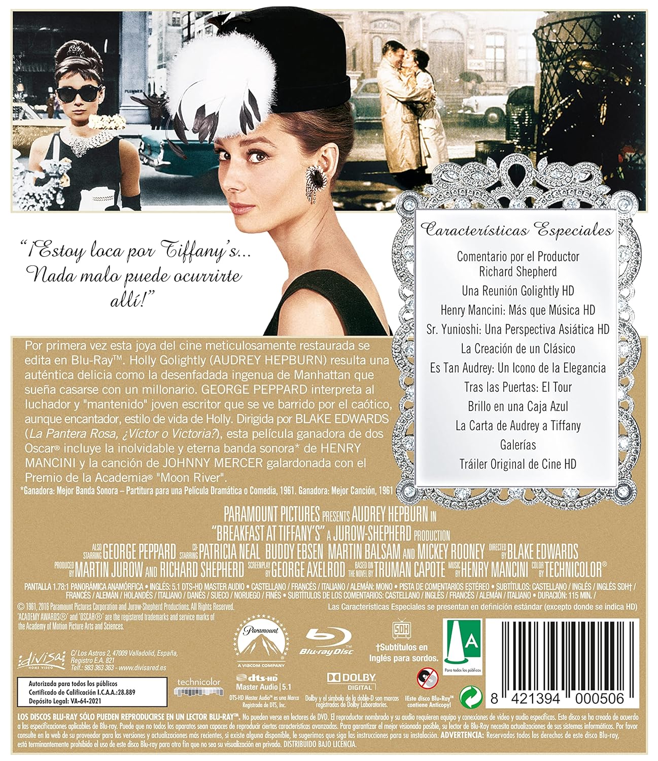 Desayuno con Diamantes (Blu-Ray) 2
