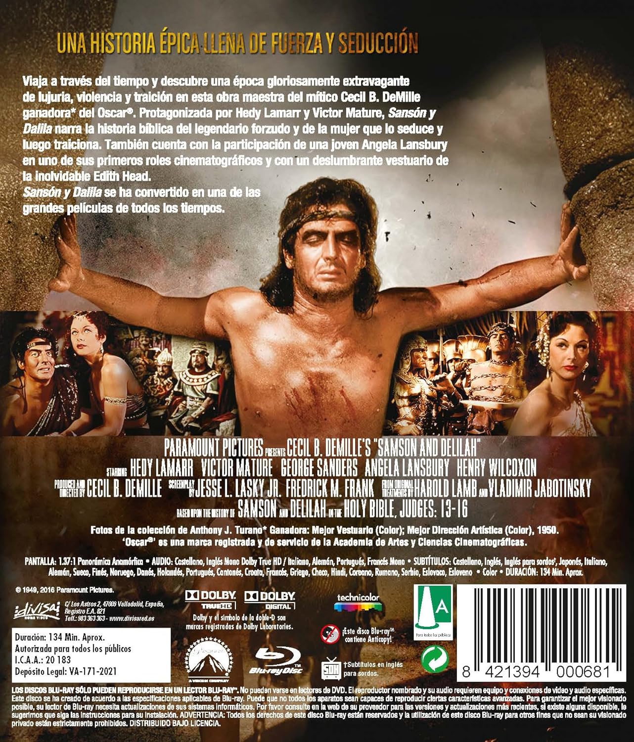 Sanson y Dalila (Blu-Ray) 2