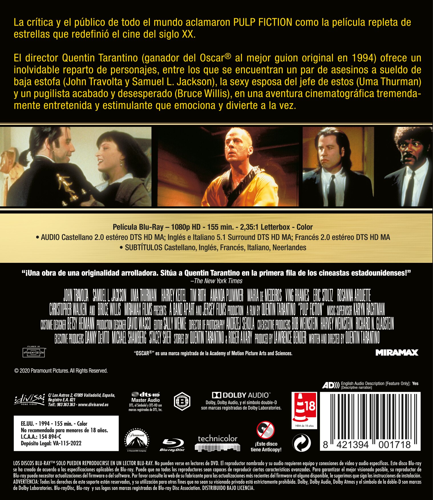 Pulp Fiction (Blu-Ray) 2