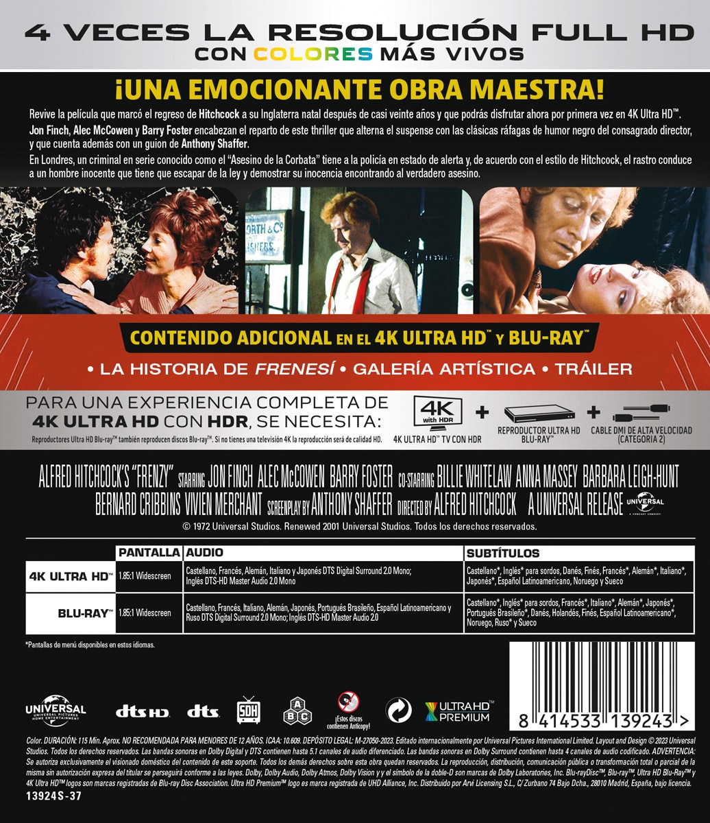 Frenesí (4K UHD + Blu-ray) 2