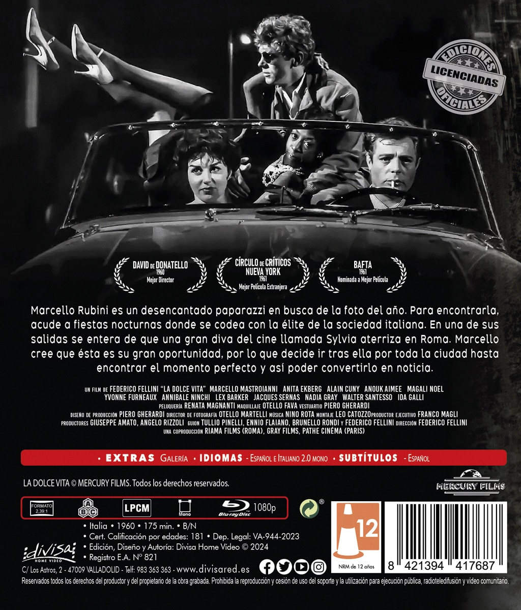 La dolce vita (Blu-Ray) 2