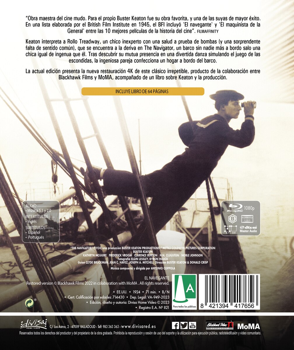 El navegante (Blu-Ray + Libro) 3