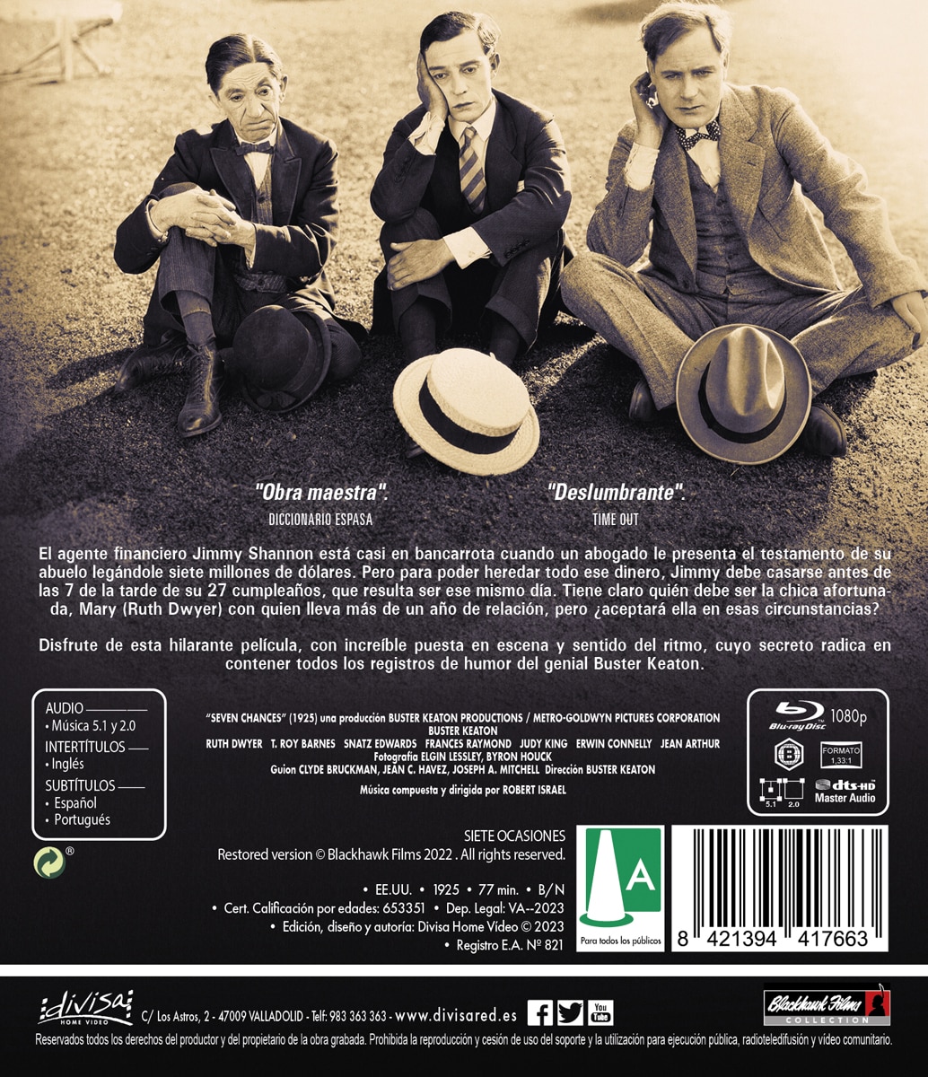 Siete ocasiones (Blu-Ray) 2