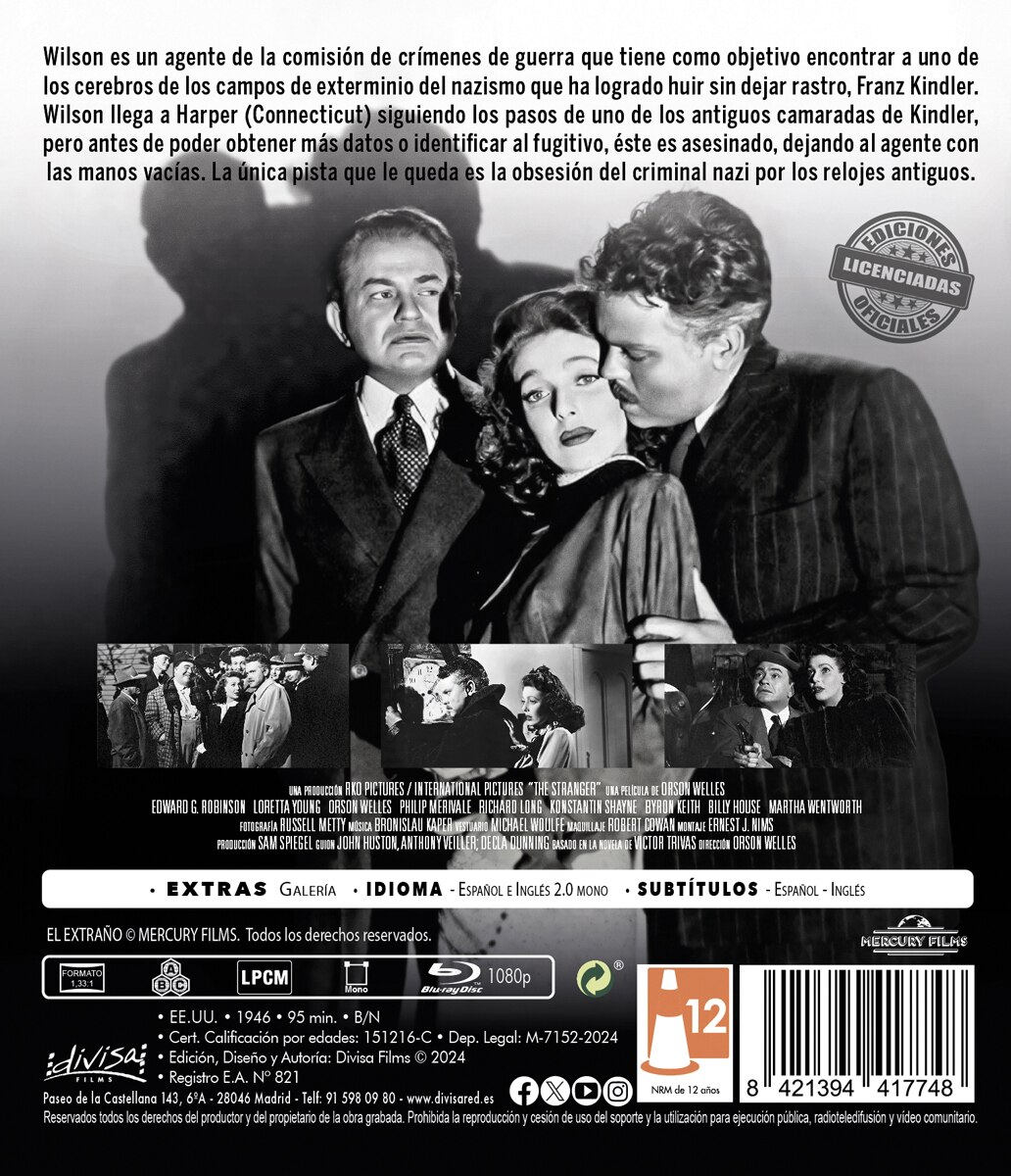 El extraño (Blu-Ray) 2
