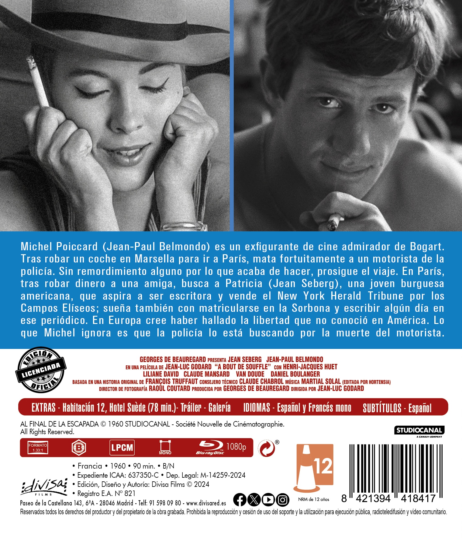 Al final de la escapada (Blu-Ray) 2