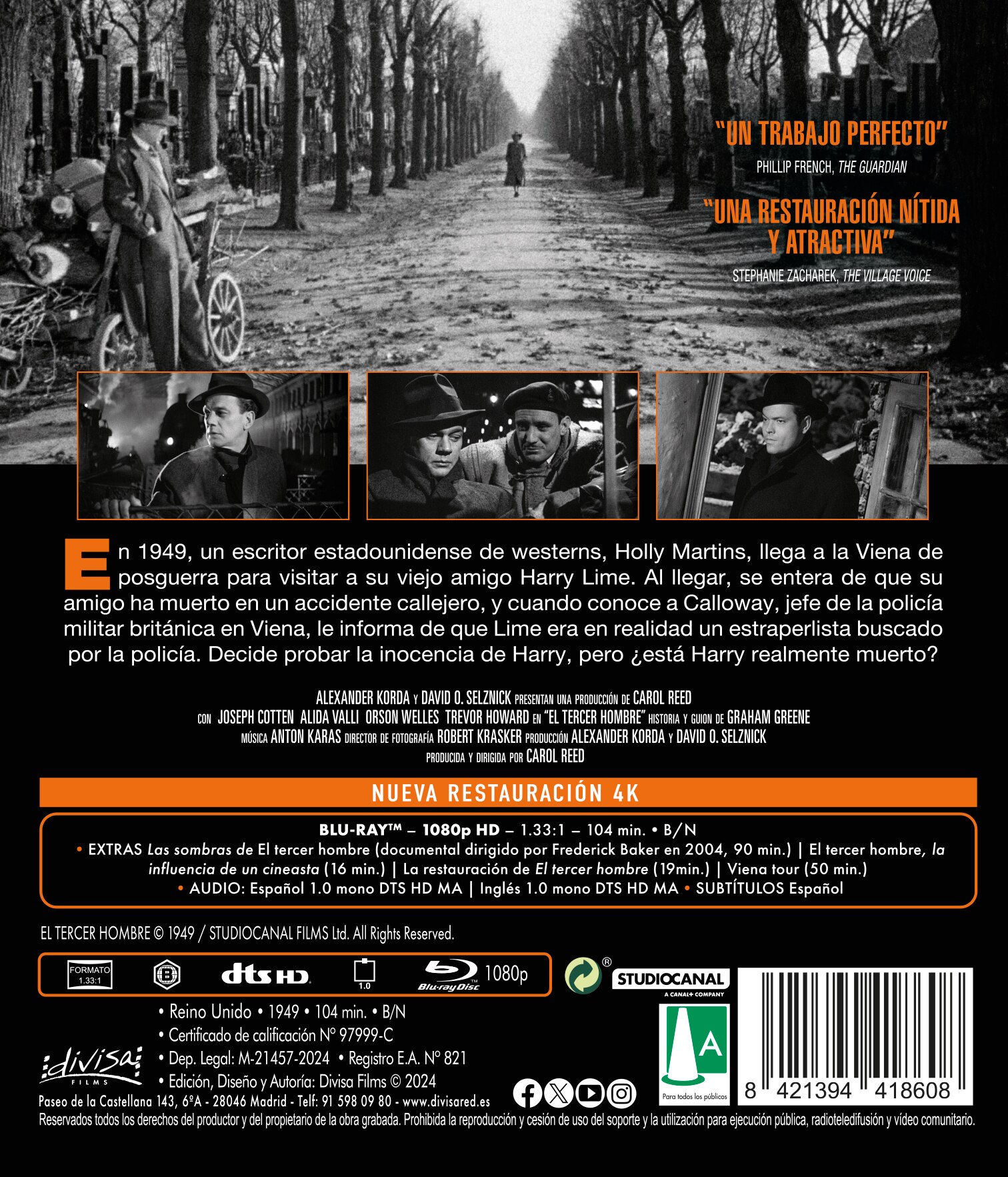 El tercer hombre (Blu-Ray) 2