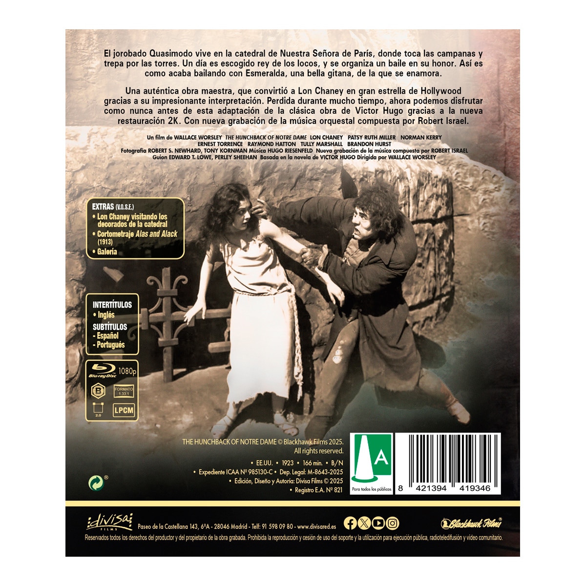 El jorobado de Nuestra Señora de Paris (Blu-Ray) 2