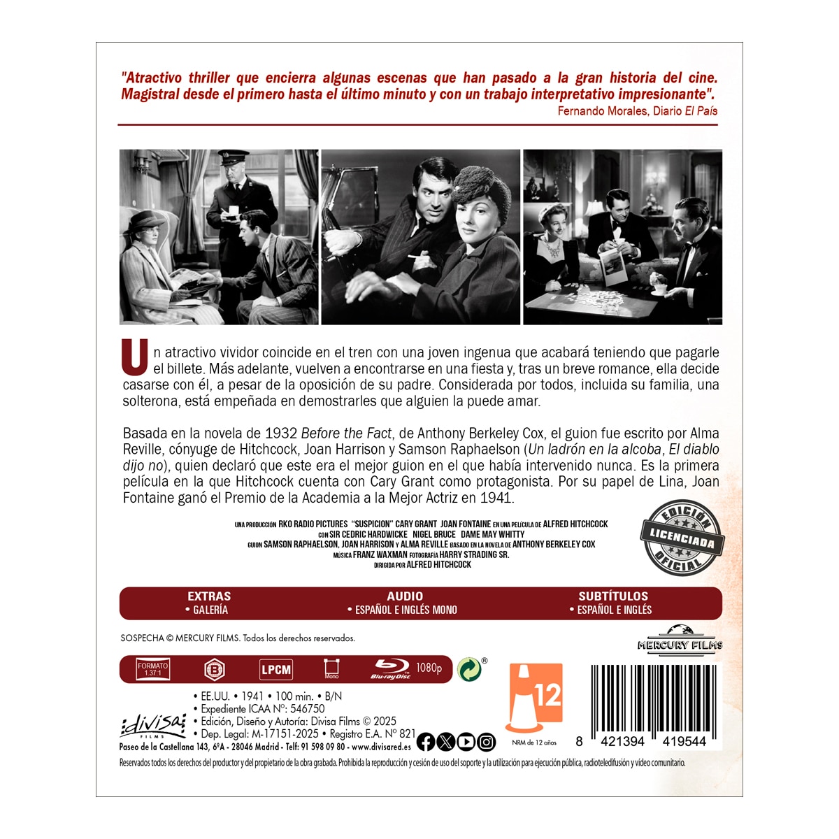 Sospecha (Blu-Ray) 2