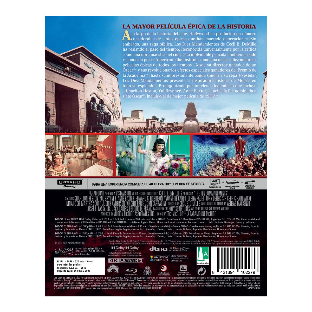 Los diez mandamientos (4K Ultra HD + Blu-Ray) 2