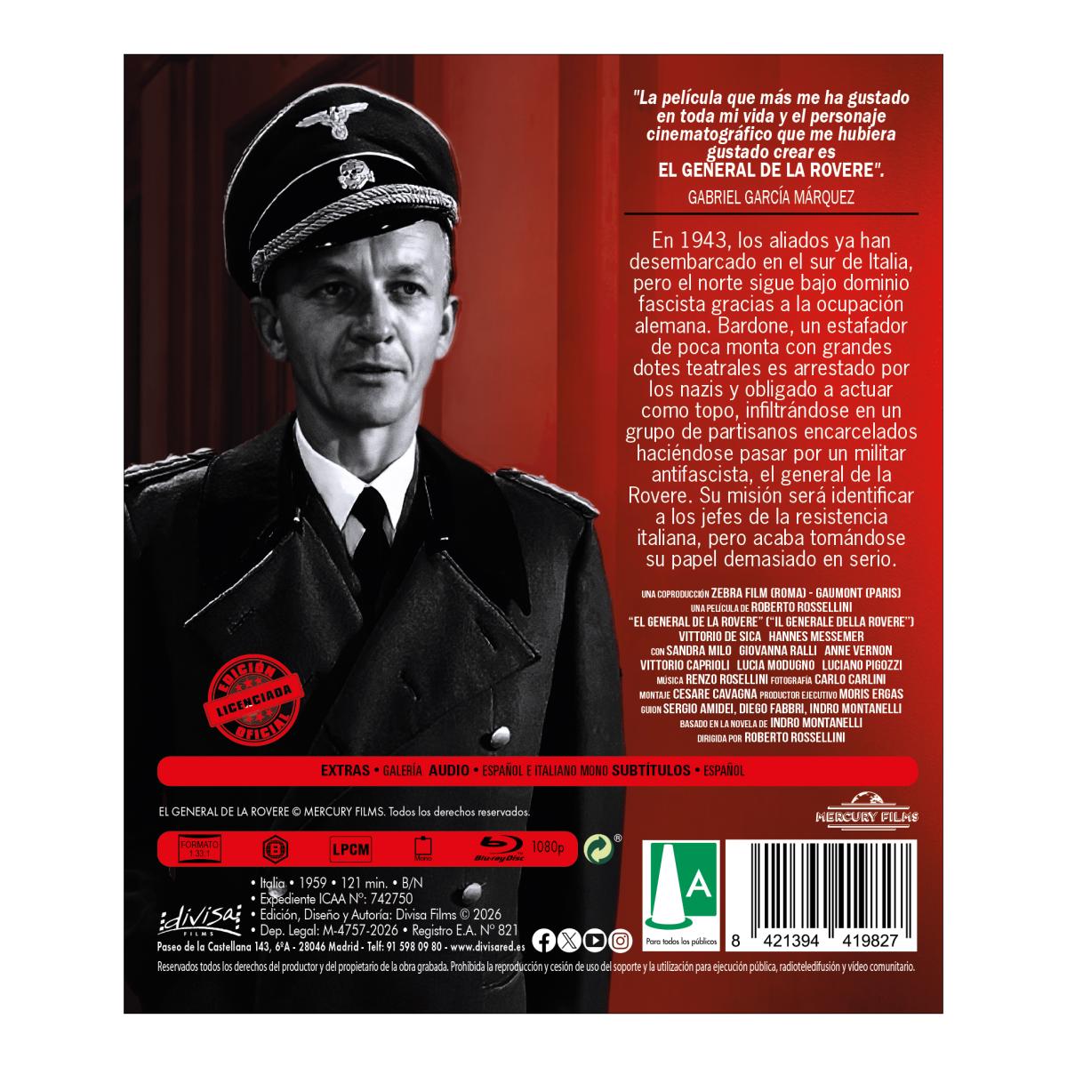 El general de la Rovere (Blu-Ray) 2