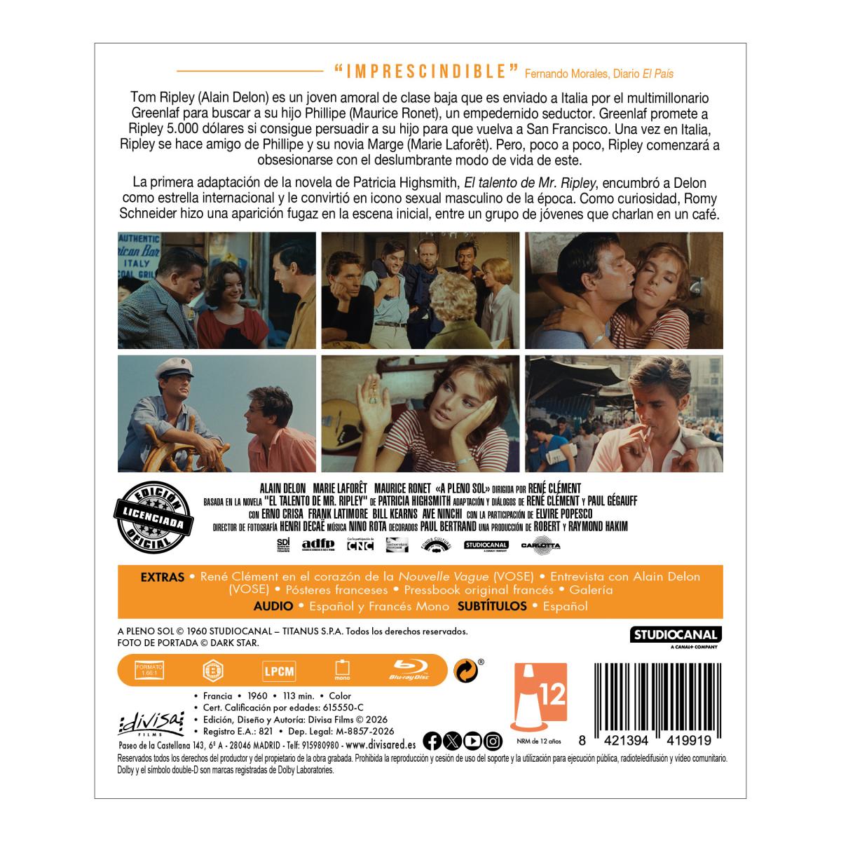A pleno sol (Blu-Ray) 2