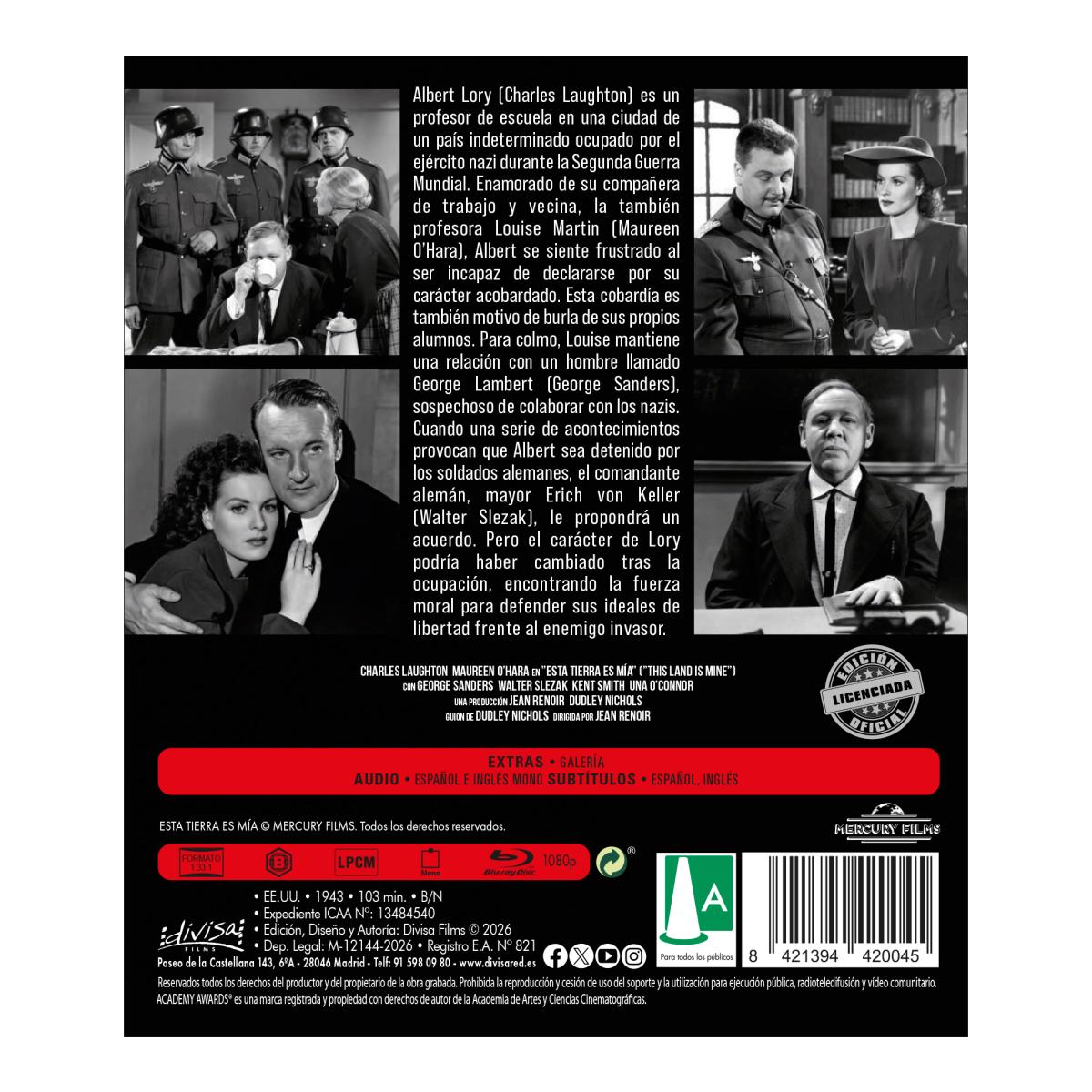 Esta tierra es mía (Blu-Ray) 2
