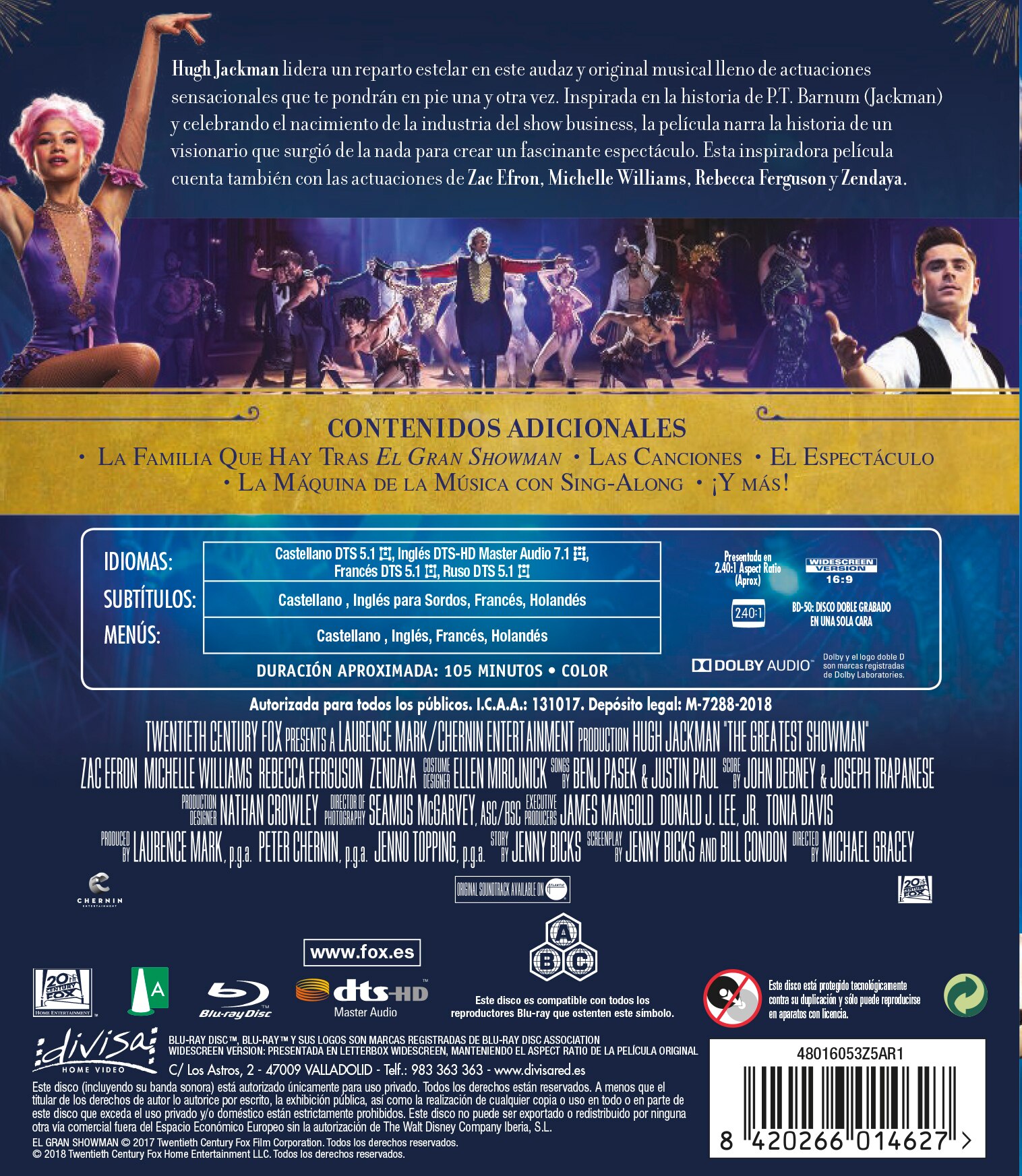 El gran showman (Blu-Ray) 2
