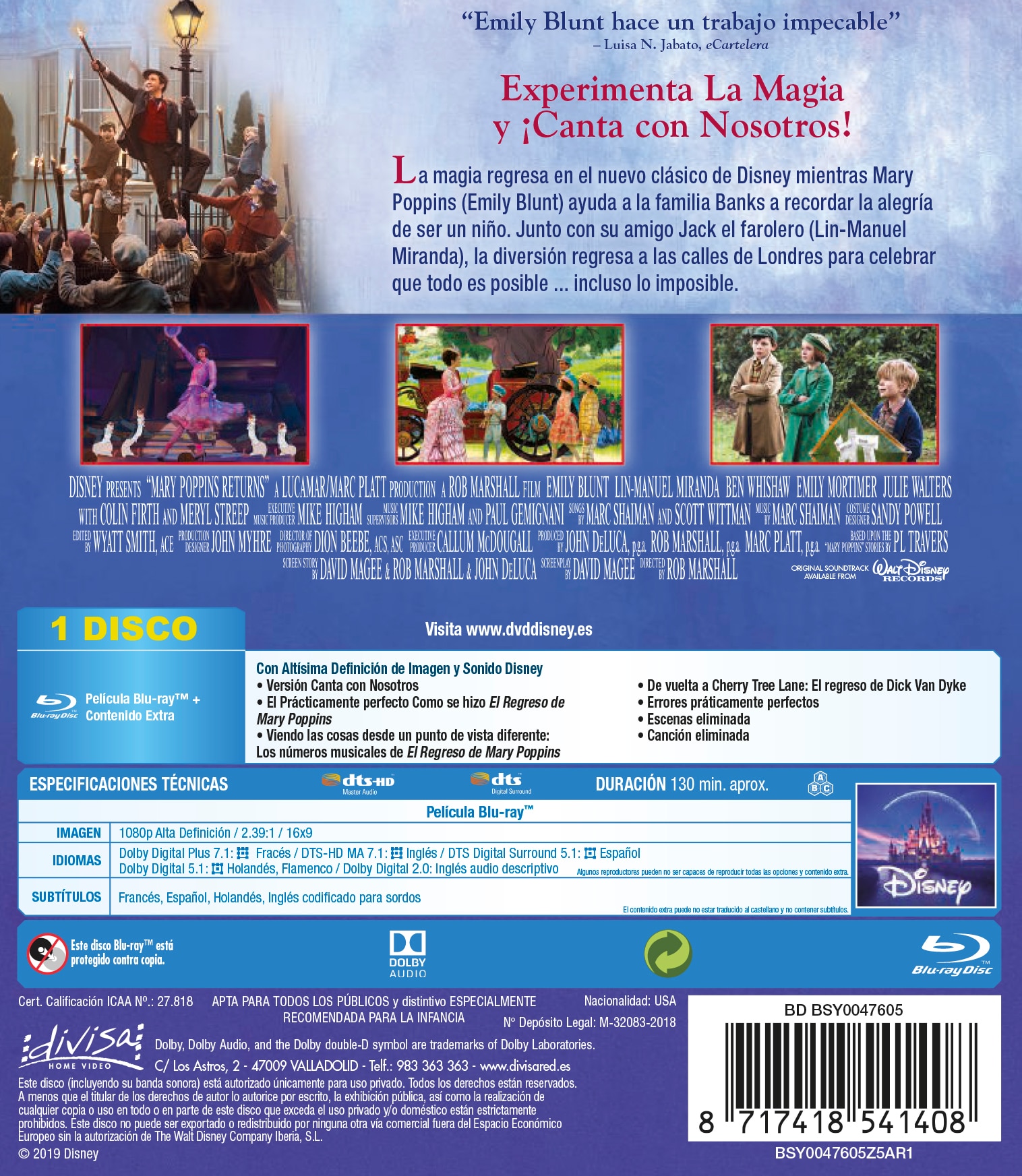 El regreso de Mary Poppins (Blu-Ray) 2