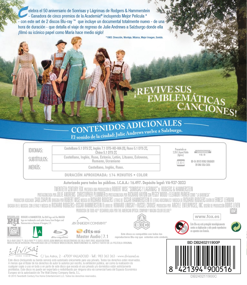 Sonrisas y lágrimas (Blu-Ray) 2