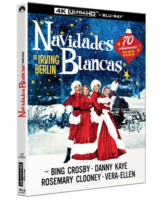 Navidades blancas (Edición Especial Funda) (4K Ultra HD + Blu-Ray).