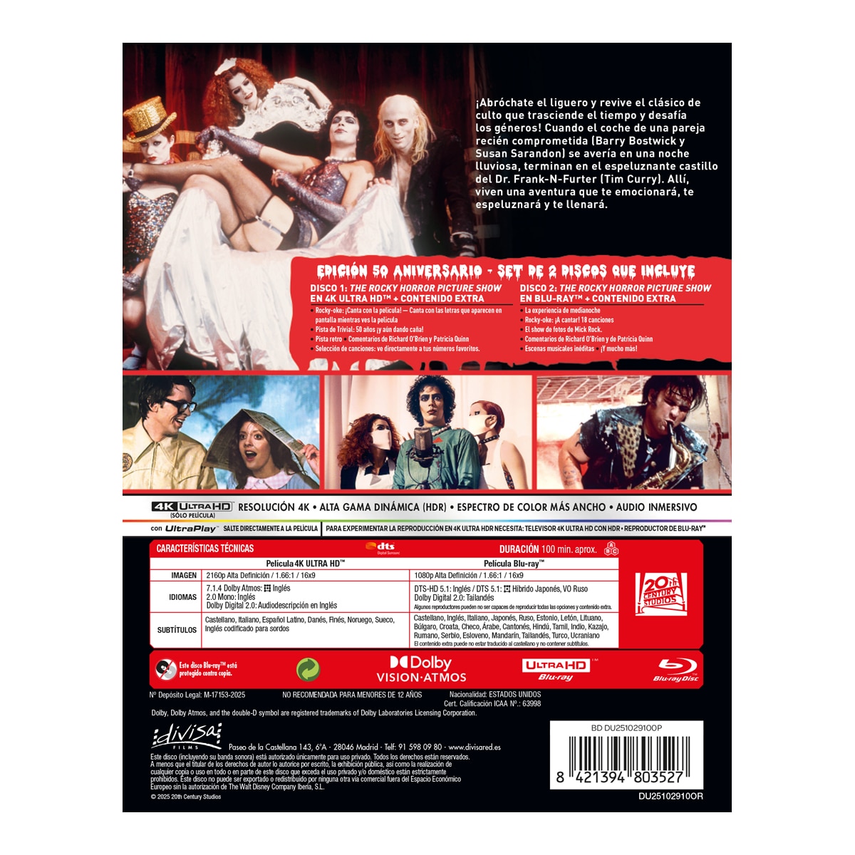The Rocky Horror Picture Show (4K Ultra HD + Blu-Ray) 2
