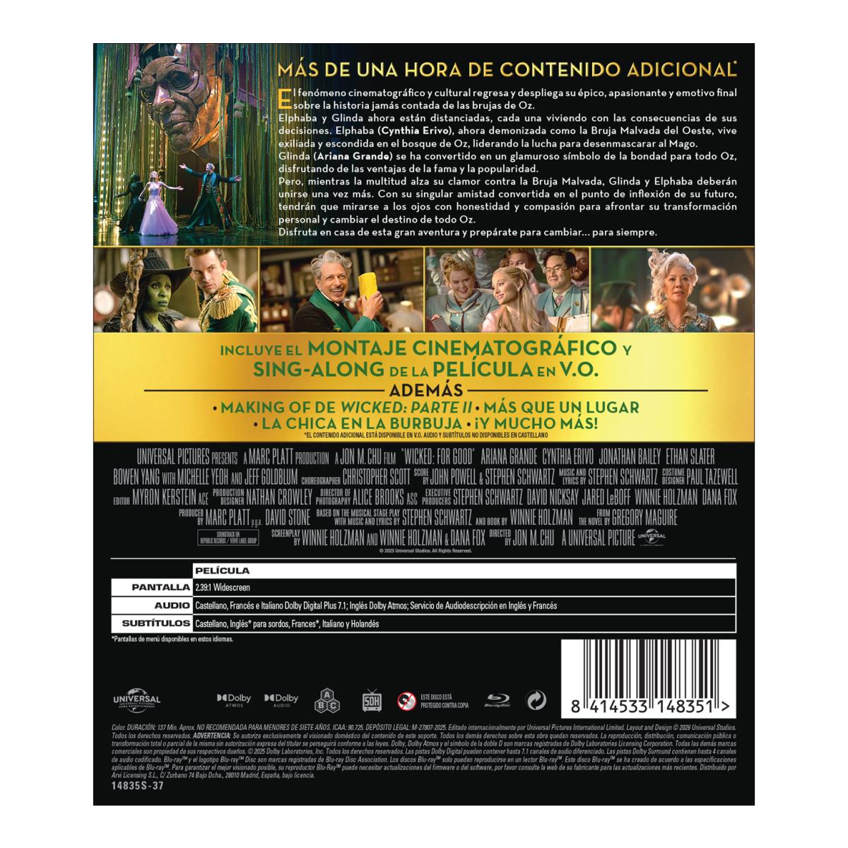 Wicked: parte II (Blu-Ray) 2