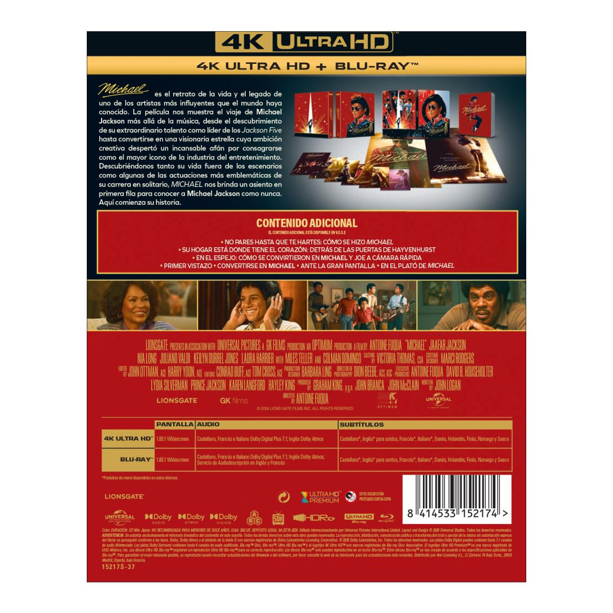 Imagen 2 de Michael (UCE Edición Especial) (4K Ultra HD + Blu-Ray)