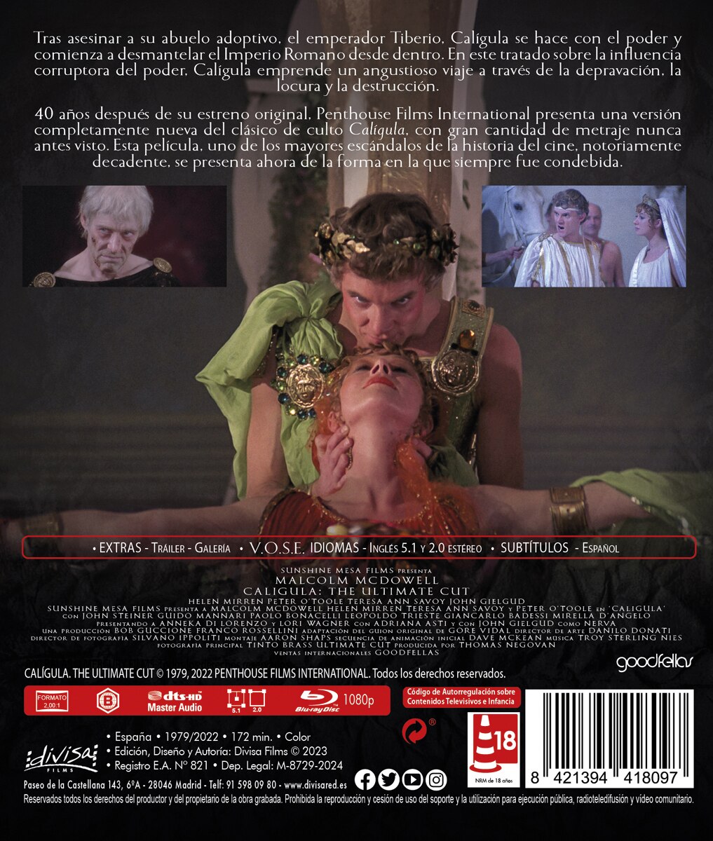 Calígula: The ultimate cut (VOSE) (Blu-Ray) 2