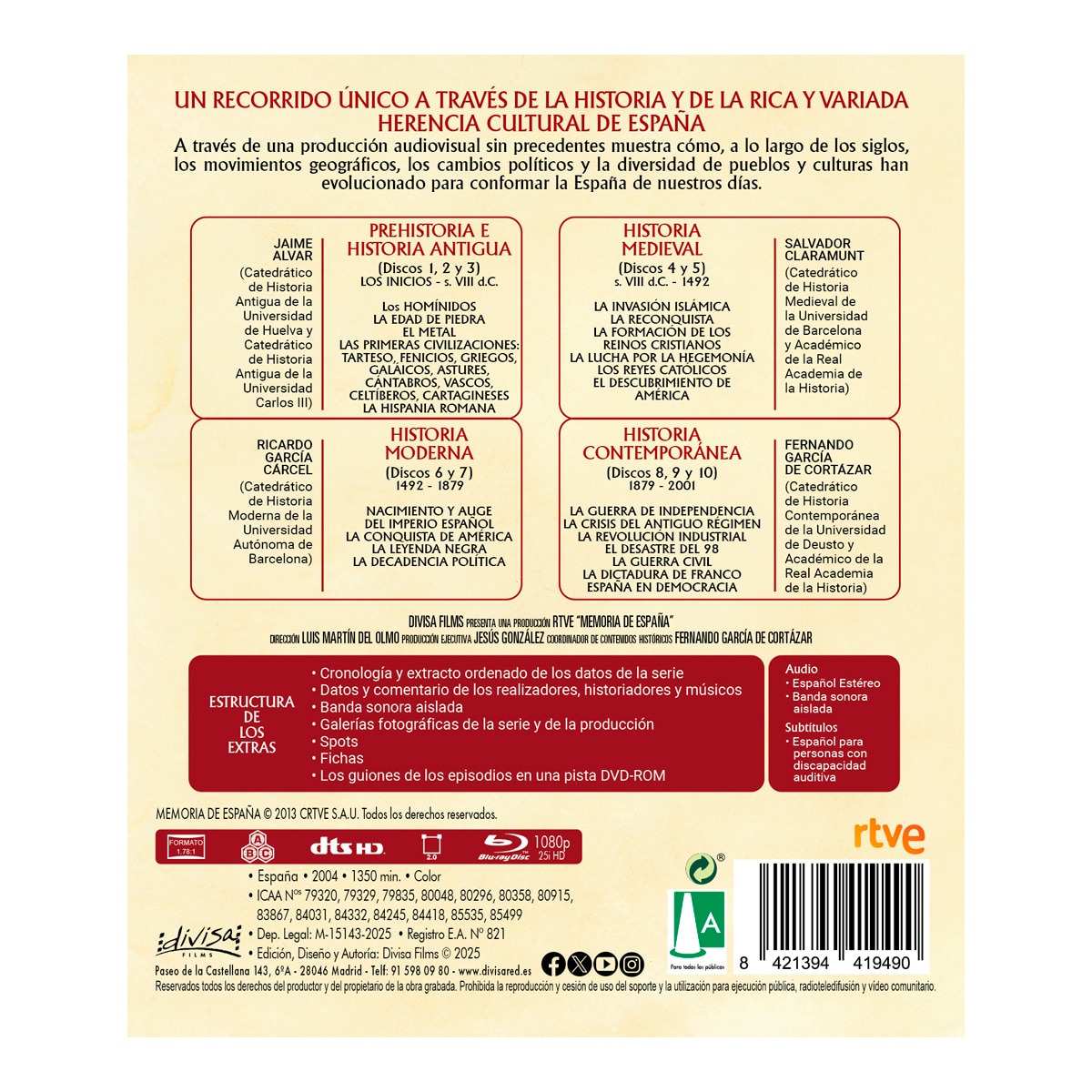 Memoria de España (Blu-Ray) 2