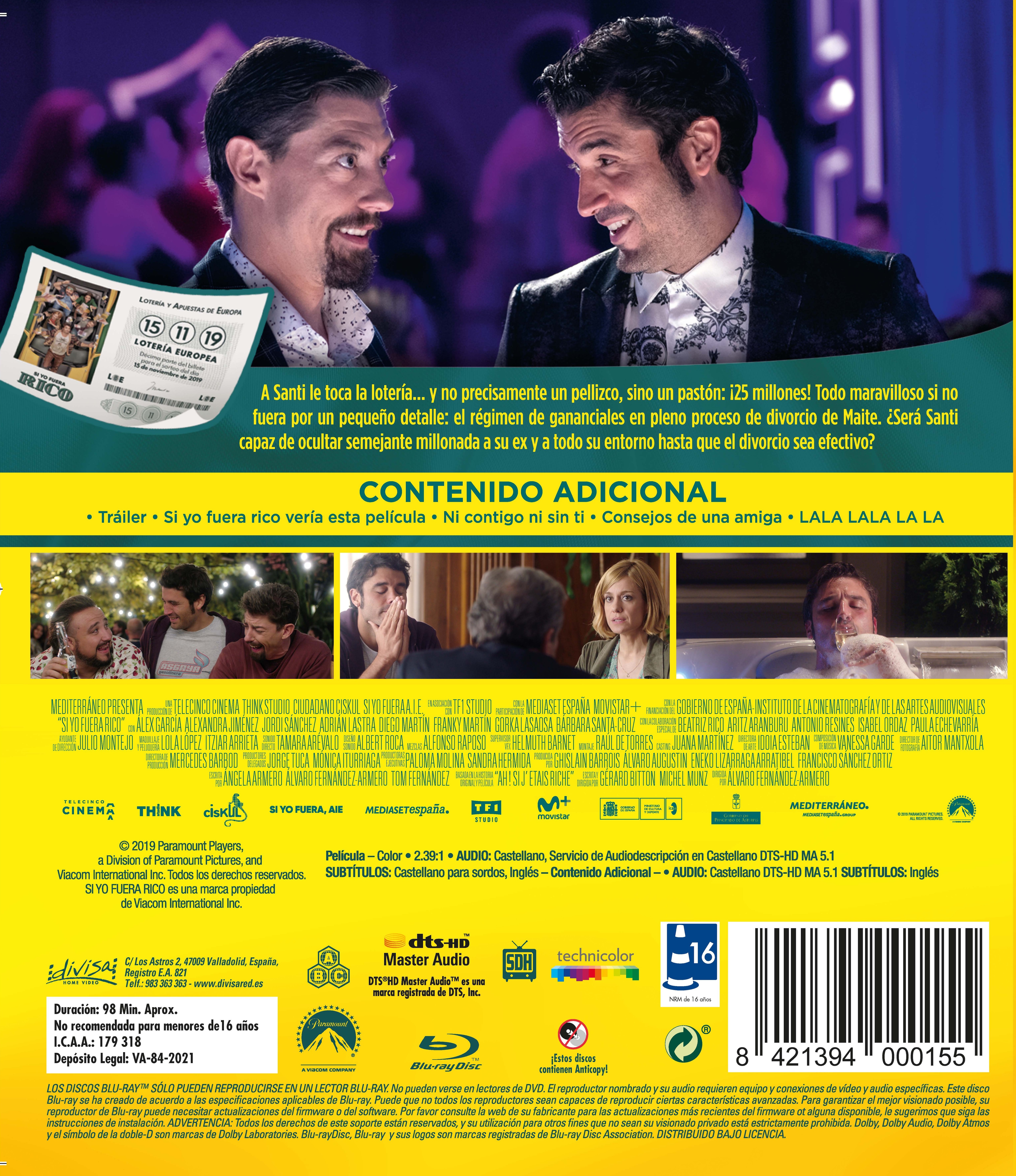 Si Yo Fuera Rico (Blu-Ray) 2
