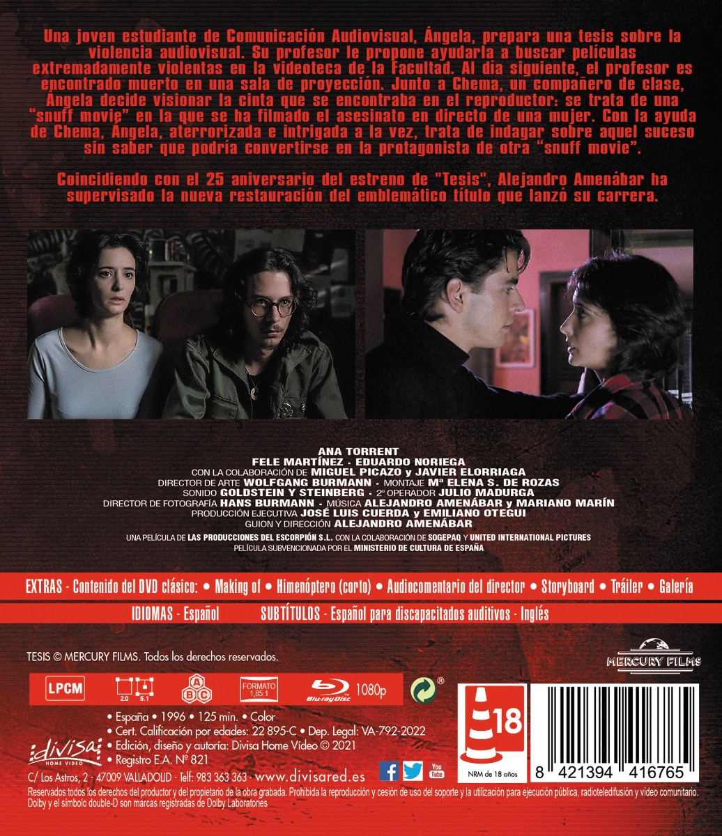 Tesis (Blu-Ray) 2