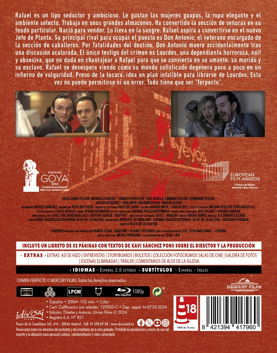 Crimen ferpecto (Blu-Ray + libreto) 4