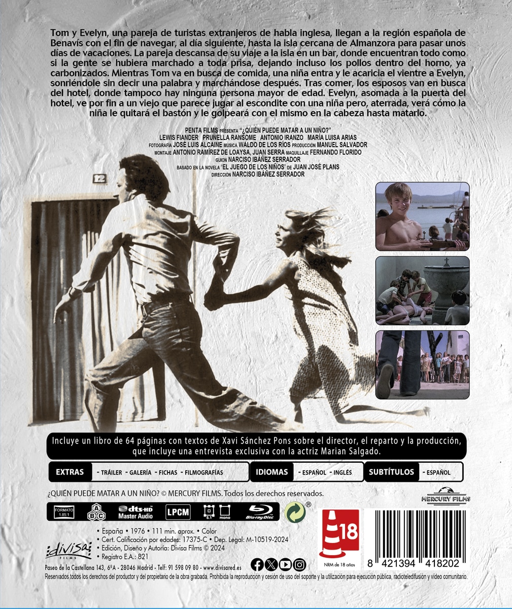 ¿Quién puede matar a un niño? (Blu-Ray + libro) 3